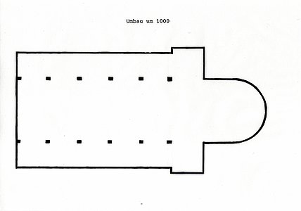 Grundriss um 1000