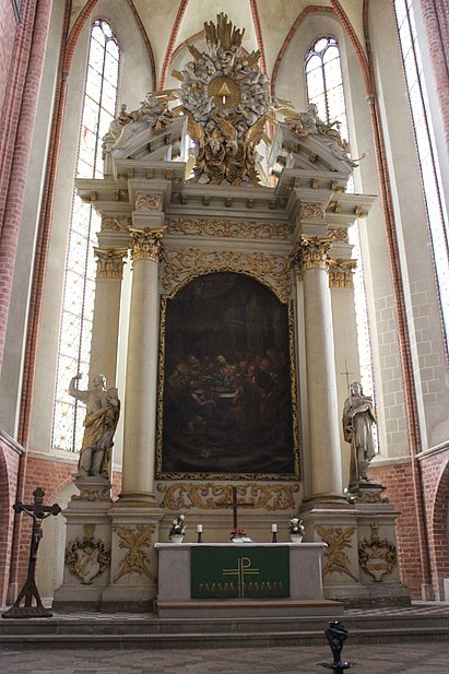 Havelberger Dom - Barocker Altaraufsatz