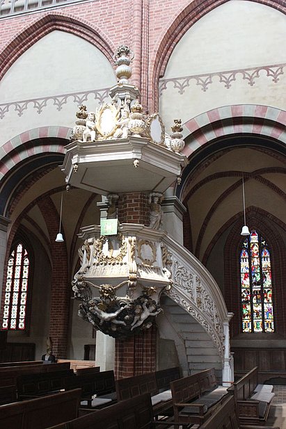 Havelberger Dom - Barockkanzel Havelberger Dom - Barockkanzel