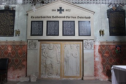 Jerichow Stadtkirche - Mahnmal 1. Weltkrieg Jerichow Stadtkirche - Mahnmal 1. Weltkrieg