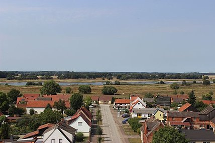 Sandau - Blick Elbe Sandau - Blick Elbe