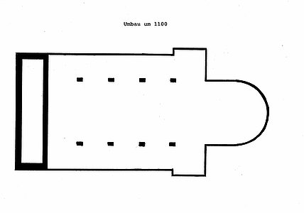 Grundriss um 1100