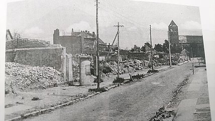 Sandau - Marktstraße 1945 Sandau - Marktstraße 1945
