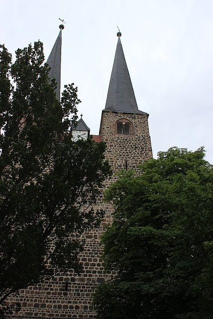 Burg - St. Nicolai (Unterkirche) - Turmansicht West Burg - St. Nicolai (Unterkirche) - Turmansicht West