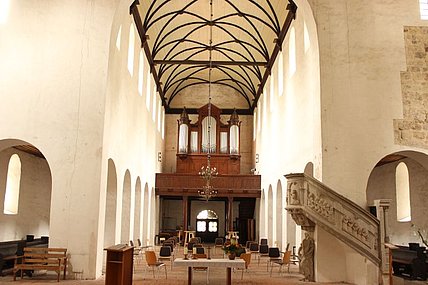 Burg - St. Nicolai (Unterkirche) - Orgelempore Burg - St. Nicolai (Unterkirche) - Orgelempore