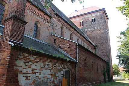 Sandau - Nordseite Langhaus Chor Sandau - Nordseite Langhaus Chor