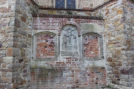 Havelberger Dom - Sabdsteinrelief Havelberger Dom - Sabdsteinrelief